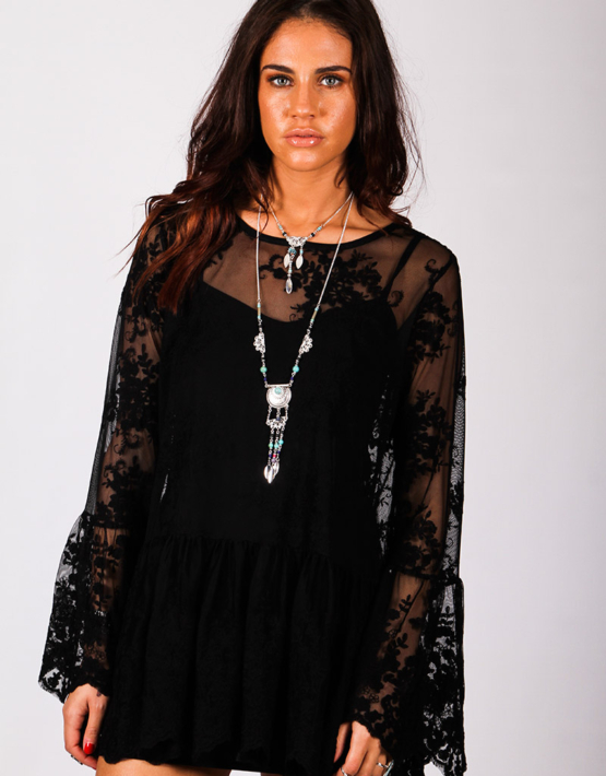 Spellbound Dress Black