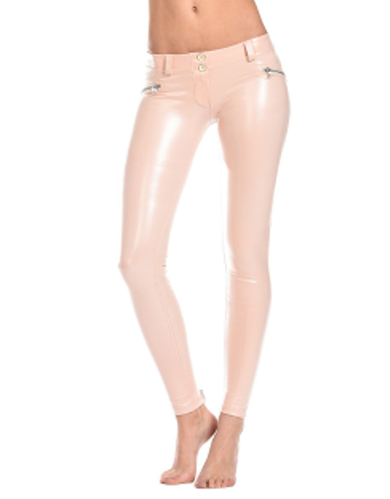 Pink Leather Freddy Pants worn by Katie Price